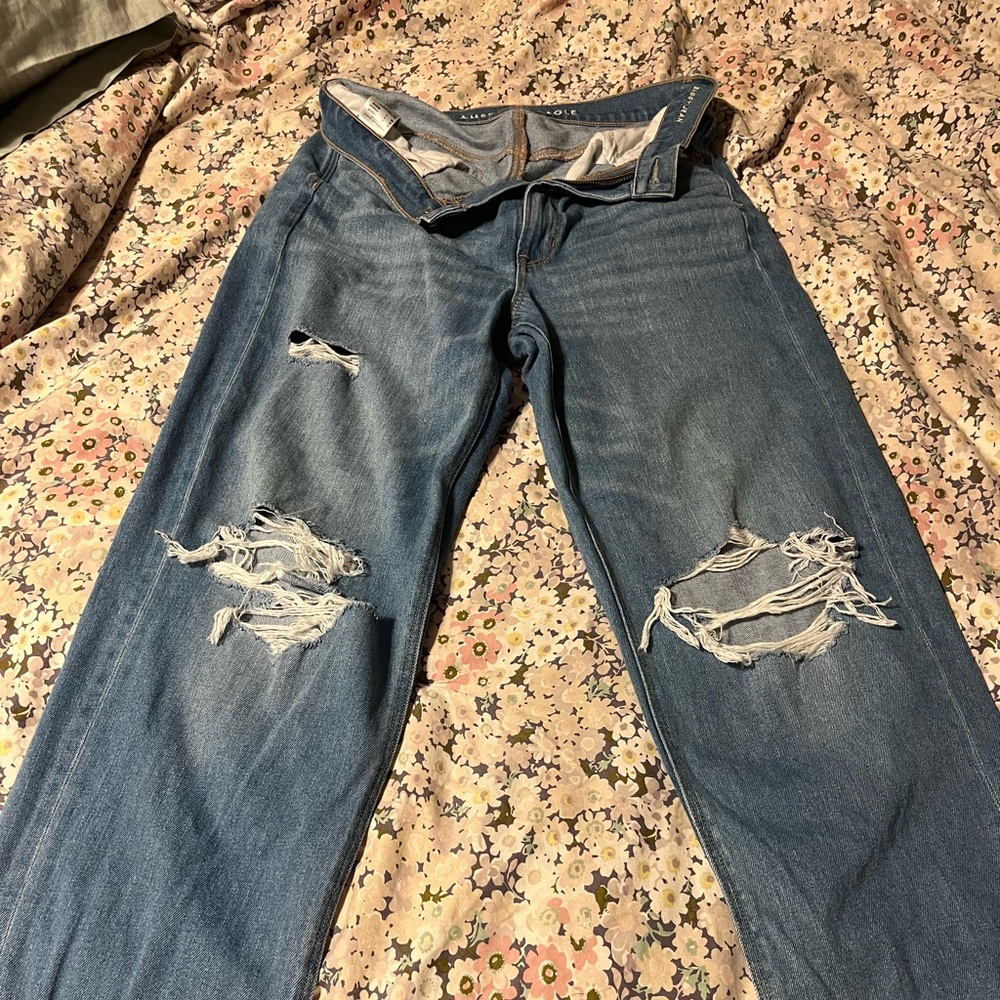 American Eagle destroyed baggy jeans